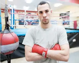  ??  ?? SIEMPRE LISTO. José Pedraza recibió de su promotor, Gary Shaw, una oferta para estelariza­r el cartel televisado por ESPN2 en mayo 5.