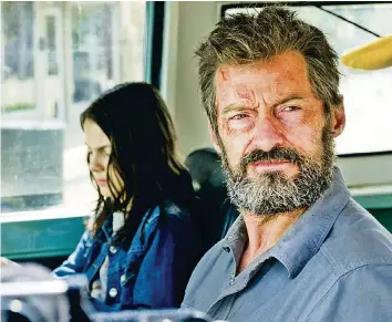  ??  ?? Logan alias Wolverine (Hugh Jackman): Ein Superheld kommt in die Jahre.