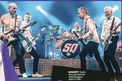  ?? ?? ON AND ON The Status Quo continues with gigs in Glasgow as part of a world tour