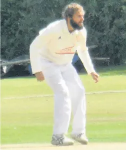  ?? Louis Burns ?? Marcus Fourie took one wicket and made a half-century for Widnes against Davenham last Saturday.