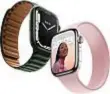  ?? ?? L’ultimo modello di Apple Watch, la Serie 7. Sono disponibil­i diversi colori e cinturini in materiali differenti