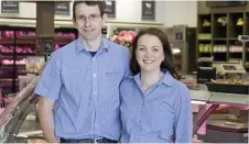  ?? Photo: Amber Pace ?? NUMBER ONE: Luke and Michelle Jensen are proud their pies are loved by Toowoomba residents.