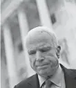  ?? WIN MCNAMEE, GETTY IMAGES ?? Sen. John McCain has been diagnosed with brain cancer.