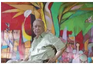  ??  ?? Master artist Mauro Malang Santos. His paintings exceed joy and lightness and his decades of work left behind a legacy that young artists today can learn and take inspiratio­n from.