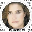  ??  ?? Salomé Corbo