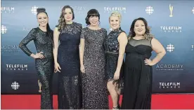  ?? CHRIS YOUNG THE CANADIAN PRESS ?? The cast of “Mohawk Girls.”