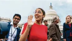  ?? Foto: Melina Mara, Washington Post/Getty Images ?? Junge Parteihoff­nung der Demokraten, Alexandria Ocasio-Cortez: „Ich bin immer noch Alex aus der Bronx“.