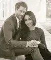  ?? REUTERS ?? Prince Harry with his fiancée Meghan MarkIe