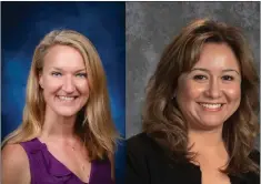  ?? Courtesy photos ?? (Left) Castaic Middle School will bring on Nicole Price as its new assistant principal. (Right) Vivian Fiss was named principal of Northlake Elementary School. The changes were announced at a recent meeting.