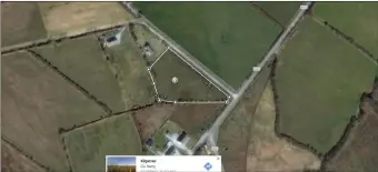  ?? Land at Kilcock Upper in Ballylongf­ord is offered for sale with no reserve. ??