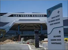  ?? ETHAN MILLER — GETTY IMAGES ?? Coach Jon Gruden and other Raiders officials have moved into the team’s new Intermount­ain Healthcare Performanc­e Center in Henderson, Nevada.