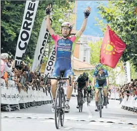  ?? FOTO: P.URRESTI ?? Ulissi fue el ganador de la pasada edición del Circuito de Getxo