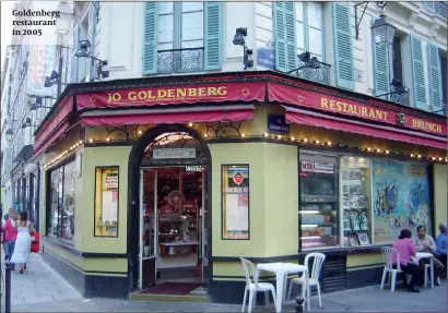  ?? PHOTO: WIKIPEDIA ?? Goldenberg restaurant in 2005