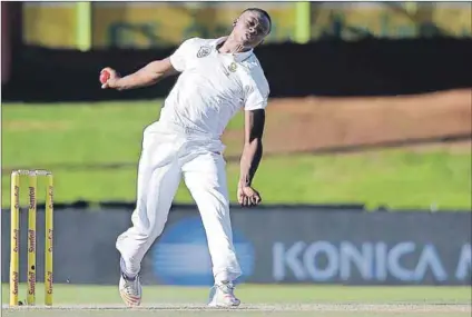  ??  ?? Simply the best: Kagiso Rabada will inspire the coming generation in the same way the earlier greats such Makhaya Ntini and Hashim Amla did when the XI were mainly lily-white. Photo: AFP/Marco Longari