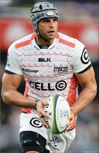  ?? STEVE HAAG/GALLO IMAGES ?? GOAL: Stand-in Sharks skipper Marco Wentzel is determined to do the jersey proud today.