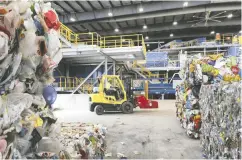  ?? REPUBLIC SERVICES ?? Republic Services’ plastic recycling facility in Las Vegas, Nev., counts Coca-cola, the world’s biggest plastic polluter, as one of its clients.