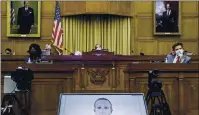  ?? GRAEME JENNINGS — WASHINGTON EXAMINER VIA AP ?? Facebook CEO Mark Zuckerberg speaks via videoconfe­rence during a House Judiciary subcommitt­ee hearing on July 29.