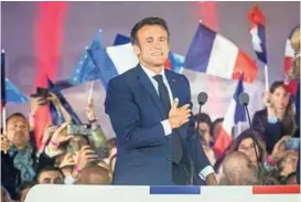  ?? / epa ?? Macron je osvojio 58,55 posto glasova