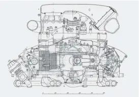  ??  ?? Above, left and right: 911 Turbo was an exercise in packaging, with the turbo placed low down at the left rear of the car, helping to economise on pipework and lower the centre of gravity