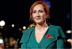  ?? AP ?? J K Rowling has given her first interview since she sparked controvers­y by speaking out on transgende­r issues.