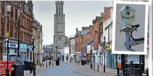  ?? ?? Cash boost Cameras in Ayr town centre will be upgraded as part of the project