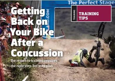  ??  ?? above
George Brannigan crashes at the 2016 uci DH World Cup in Fort William, Scotland