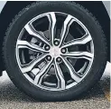  ??  ?? The 2020 GMC Terrain Denali AWD is equipped with 19-inch aluminum alloy wheels.