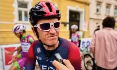  ?? ?? Geraint Thomas kan sagtens forstå, at Jonas Vingegaard ikke har kørt løb i et par måneder.