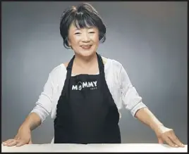  ?? Photograph­s by Myung J. Chun Los Angeles Times ?? “I WAS AROUND 70 when I found out that cooking is my hobby,” says Jai Nam Choi. She devised a line of Korean-inspired sauces she calls Mommy Sauce.