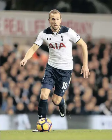  ??  ?? GOLDEN BOOT: Last season Tottenham’s Harry Kane was the Premier League’s top goal scorer with 25 goals.