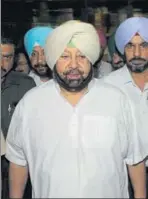  ??  ?? Chief minister Capt Amarinder Singh after attending the assembly session in Chandigarh on Friday.