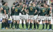  ?? GALLO IMAGES ?? NO JOY: The Boks were left bemused that TMO decisions didn’t go their way – even the French thought they had scored.