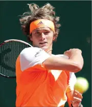  ?? Picture: REUTERS ?? ALEXANDER ZVEREV: Tipped as a future Grand Slam champion.