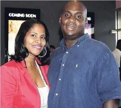  ??  ?? Cars To Go’s Keisha Brown-Baldie and her husband Gordon were out to Jamaica West’s fundraisin­g event movie premiere of Sparkle at Palace Multiplex in Montego Bay.