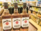  ?? KEITH SRAKOCIC/AP ?? Jim Beam says it plans to ramp up bourbon production at its largest Kentucky distillery to meet growing global demand in a more than $400 million expansion.