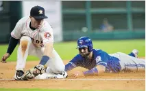  ?? GEORGE BRIDGES/THE ASSOCIATED PRESS ?? It’s how he got injured, but Toronto Blue Jays’ Kevin Pillar won’t rule out sliding head first if necessary.