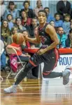  ?? PHOTO: JOHN KIRK-ANDERSON/FAIRFAX NZ ?? Marcel Jones, pictured playing earlier in the season, posted 39 points in the Canterbury Rams’ 106-89 win over the Bay Hawks in Napier.