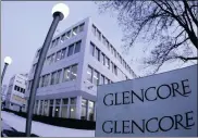  ?? PHOTO: REUTERS ?? Swiss commoditie­s trader Glencore is seeking to increase its stake in Peru’s Volcan, Latin America’s biggest zinc producer.