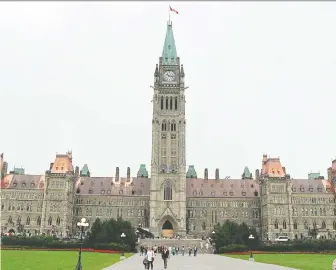  ?? THE CANADIAN PRESS ?? Thanks to a media and pop culture focus on branding over political discourse, Canada’s Parliament has become a backdrop for a stage on which politician­s perform, says author Jonathan Manthorpe.