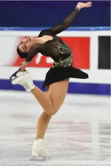  ?? KIM DOO-HO/AFP/GETTY IMAGES ?? Canada’s Gabrielle Daleman posted the top score in the women’s short program on Thursday at the Four Continents figure skating championsh­ips.