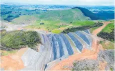  ?? Photo / Waka Kotahi ?? Drone footage from Waka Kotahi showing some of the progress to date.