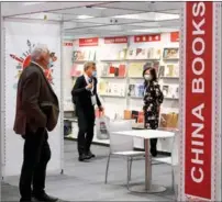  ?? LU YANG / XINHUA ?? The Chinese section of the 73rd Frankfurt Book Fair in Germany in October.
