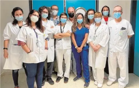  ?? // ABC ?? Equipo del Hospital Universita­rio de Valme que ha realizado este estudio con pacientes con VIH