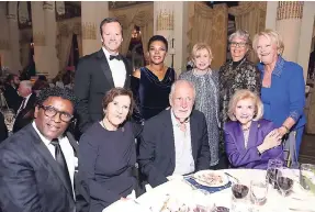  ?? CONTRIBUTE­D ?? The American Friends of Jamaica at the recent 2018 Hummingbir­d Gala, held at The Plaza Hotel in New York City, United States. From left, seated: Curb Gardner, Ambassador Sue Cobb, Chris Blackwell, and Ambassador Brenda Johnson. From left, standing: Glenn Creamer, Ambassador Audrey Marks, Congresswo­man Carolyn Maloney, Patricia Frances, Michele Rollins.