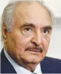  ?? (Costas Baltas/Reuters) ?? KHALIFA HAFTAR