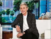  ?? JOHN LOCHER/AP FILE ?? Ellen Degeneres has decided her upcoming season next year will be the last.