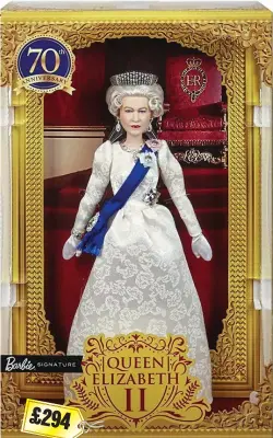  ?? ?? Mini monarch: The sold-out Elizabeth II Jubilee Barbie