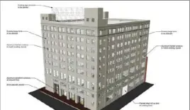  ?? Strada ?? Washington, D.C.-based Douglas Developmen­t also will brief the planning commission Tuesday on its proposal to convert a former PPG warehouse at 642 Fort Duquesne Blvd., Downtown, into a 142-unit apartment complex.