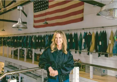  ?? MARISSA LESHNOV/THE NEW YORK TIMES ?? Michelle Gass, new CEO of Levi Strauss & Co., has a strategy for getting shoppers back more often.