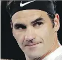  ??  ?? Roger Federer